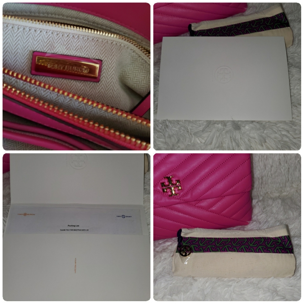 💗New Tory Burch CHEVRON CONVERTIBLE SHOULDER BAG - Picture 8 of 8
